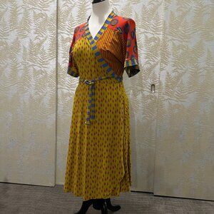 Vibrant Gudrun Sjoden wrap dress